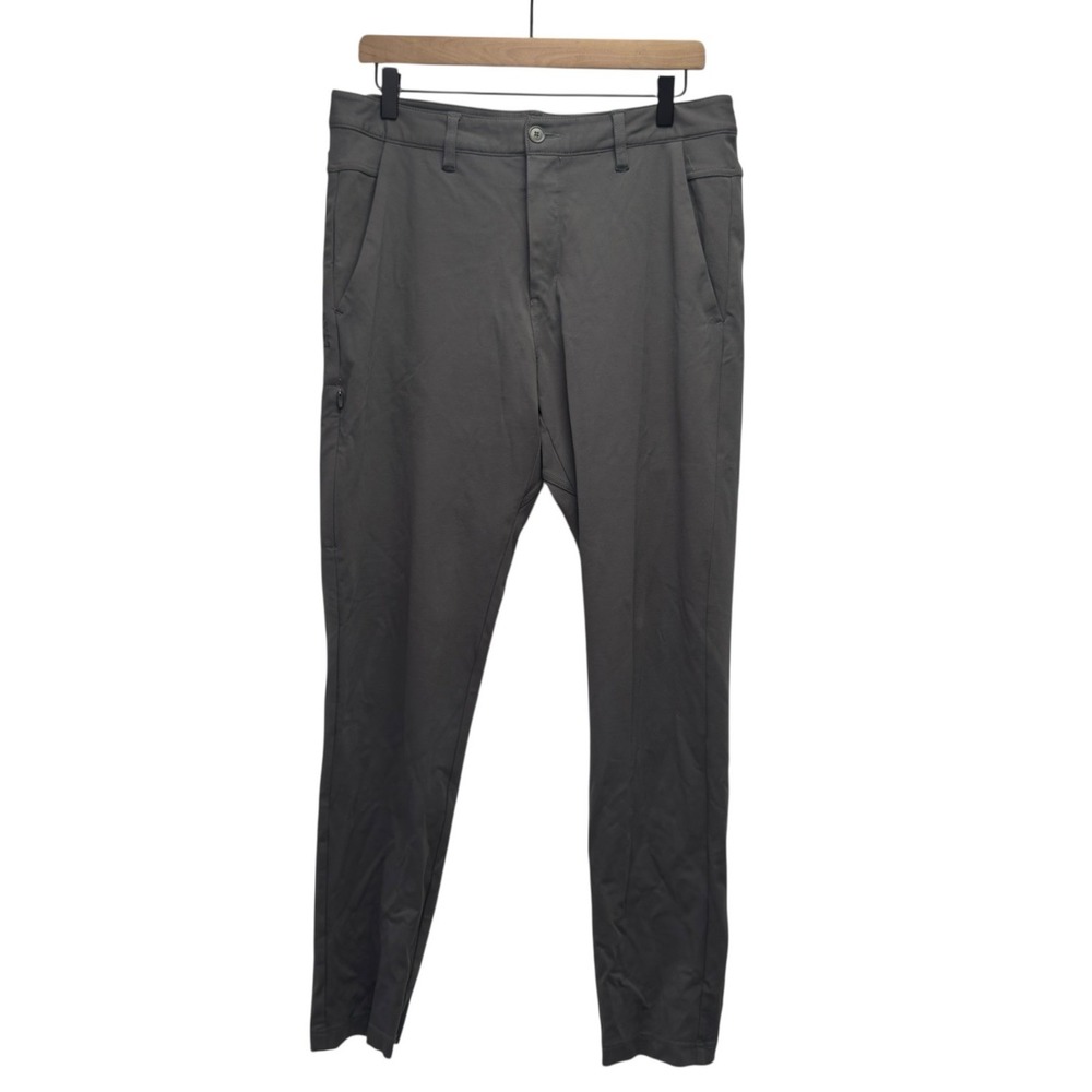 BYLT Men's Size Large 30.5" Inseam Gray Performance Chino Everyday 2.0 Pants euc